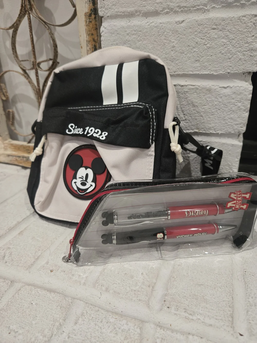 Bioworld Mickey Mouse Mini Backpack with Pen Case